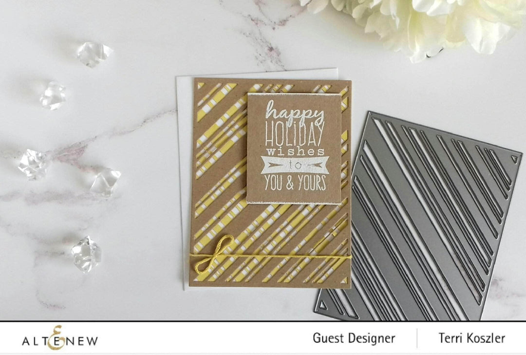 Part A-Glitz Art Craft Co.,LTD Dies Candy Cane Stripe Cover Die