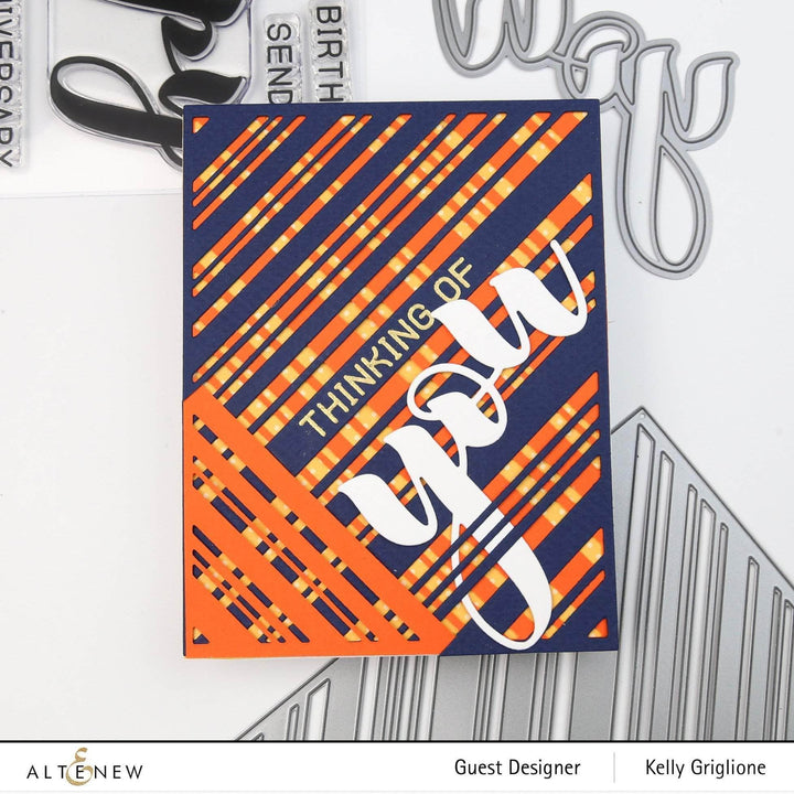 Part A-Glitz Art Craft Co.,LTD Dies Candy Cane Stripe Cover Die