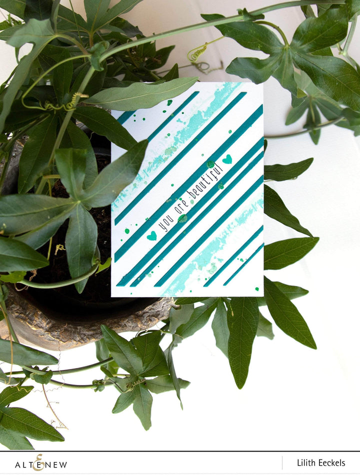 Part A-Glitz Art Craft Co.,LTD Dies Candy Cane Stripe Cover Die