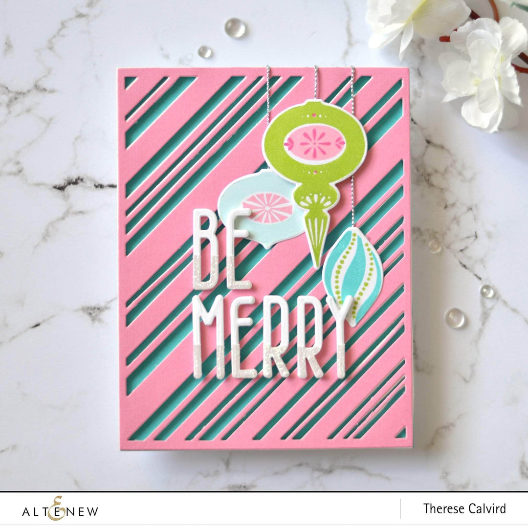 Part A-Glitz Art Craft Co.,LTD Dies Candy Cane Stripe Cover Die