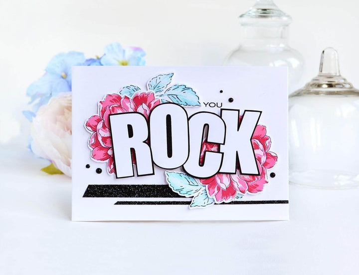 Part A-Glitz Art Craft Co.,LTD Dies Caps Bold Alphabet Die Set