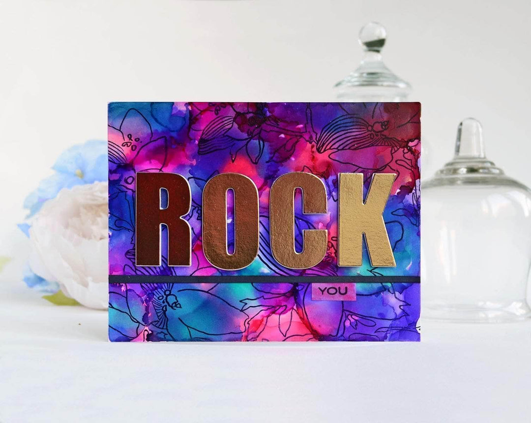 Part A-Glitz Art Craft Co.,LTD Dies Caps Bold Alphabet Die Set