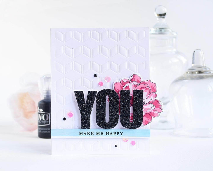 Part A-Glitz Art Craft Co.,LTD Dies Caps Bold Alphabet Die Set