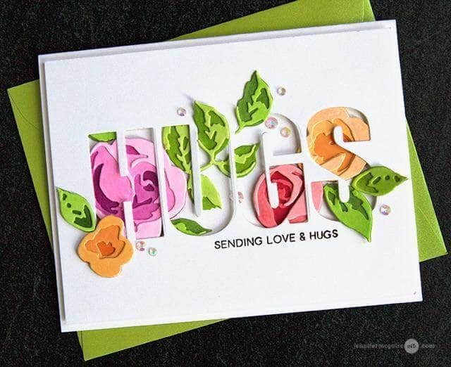 Part A-Glitz Art Craft Co.,LTD Dies Caps Bold Alphabet Die Set