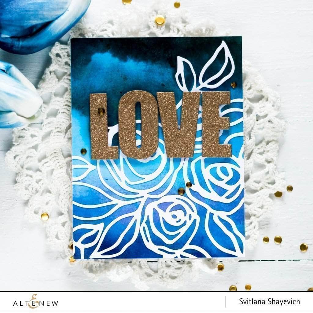 Part A-Glitz Art Craft Co.,LTD Dies Caps Bold Alphabet Die Set