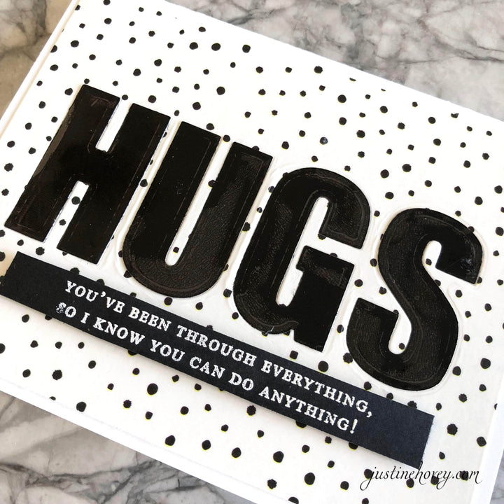 Part A-Glitz Art Craft Co.,LTD Dies Caps Bold Alphabet Die Set