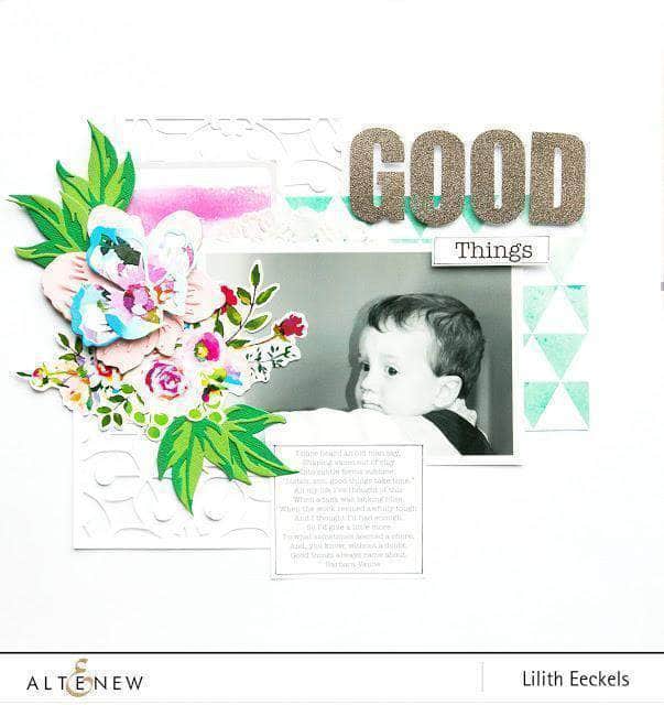 Part A-Glitz Art Craft Co.,LTD Dies Caps Bold Alphabet Die Set