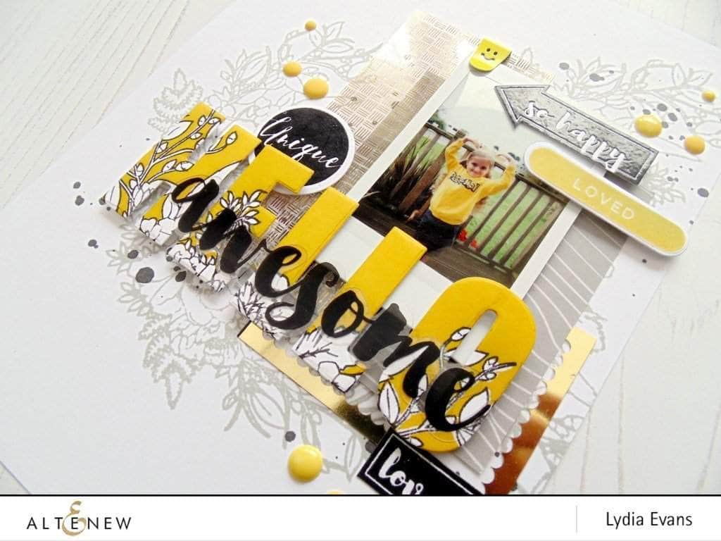 Part A-Glitz Art Craft Co.,LTD Dies Caps Bold Alphabet Die Set