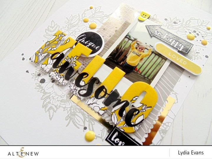 Part A-Glitz Art Craft Co.,LTD Dies Caps Bold Alphabet Die Set