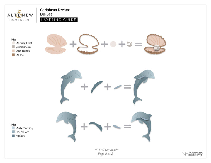 Part A-Glitz Art Craft Co.,LTD Dies Caribbean Dreams Die Set