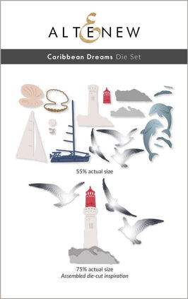 Part A-Glitz Art Craft Co.,LTD Dies Caribbean Dreams Die Set