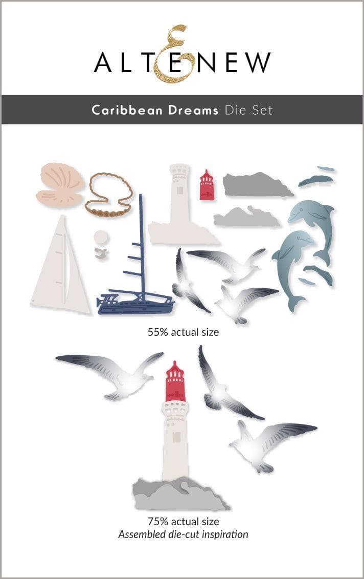 Part A-Glitz Art Craft Co.,LTD Dies Caribbean Dreams Die Set