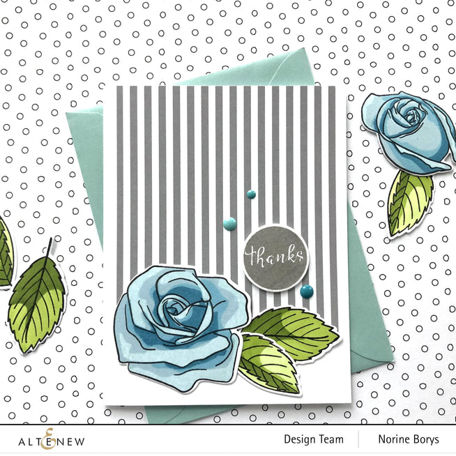 Part A-Glitz Art Craft Co.,LTD Dies Cartoon Rose Die Set