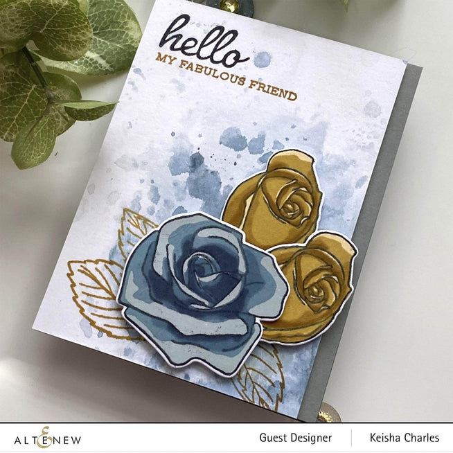 Part A-Glitz Art Craft Co.,LTD Dies Cartoon Rose Die Set