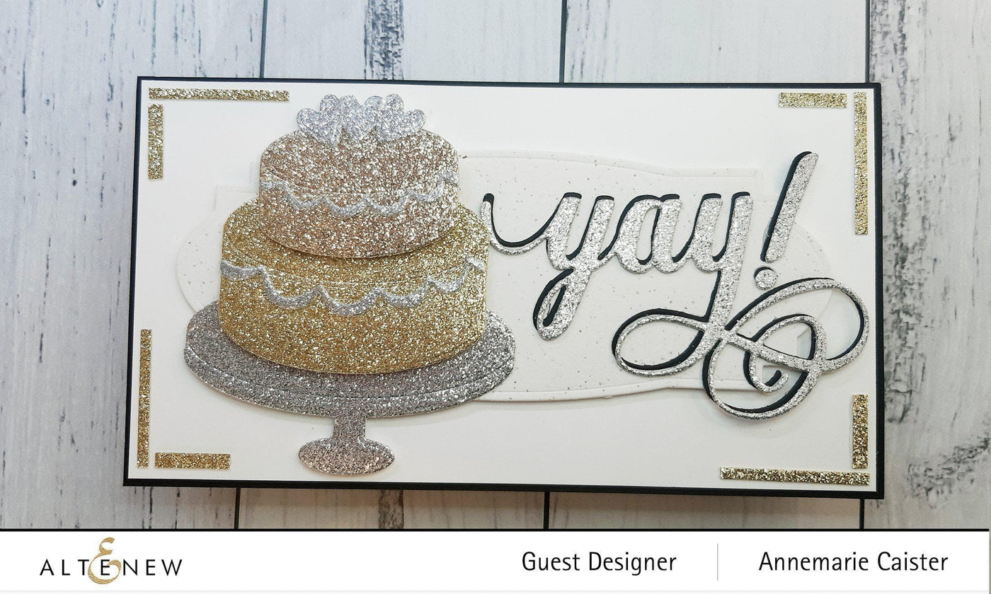 Part A-Glitz Art Craft Co.,LTD Dies Celebrate With Cake Die Set
