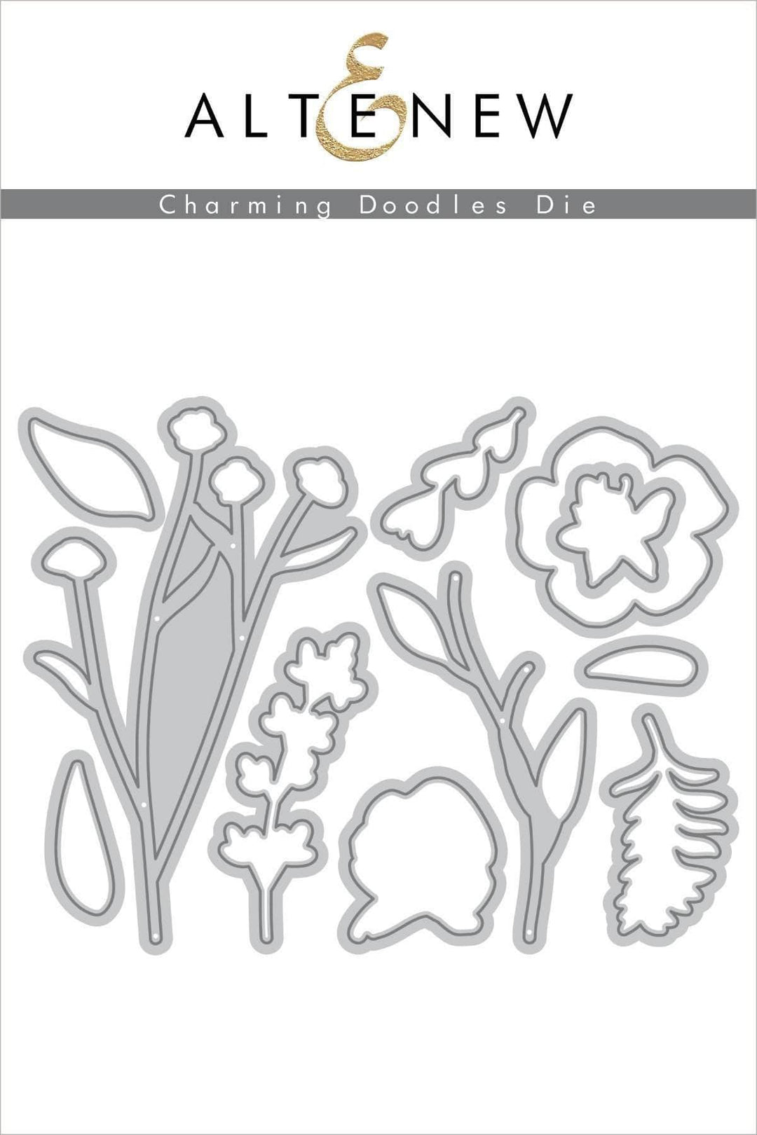 Part A-Glitz Art Craft Co.,LTD Dies Charming Doodles Die Set