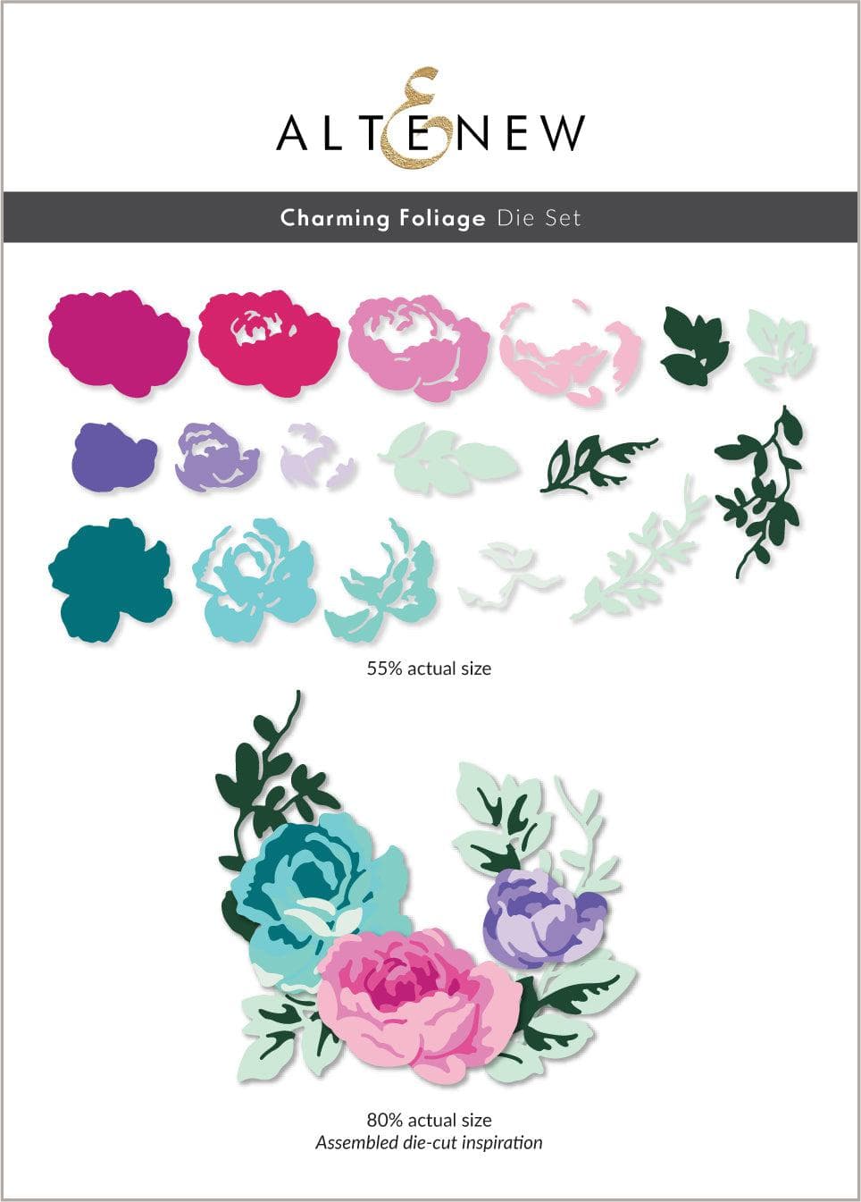 Part A-Glitz Art Craft Co.,LTD Dies Charming Foliage Die Set