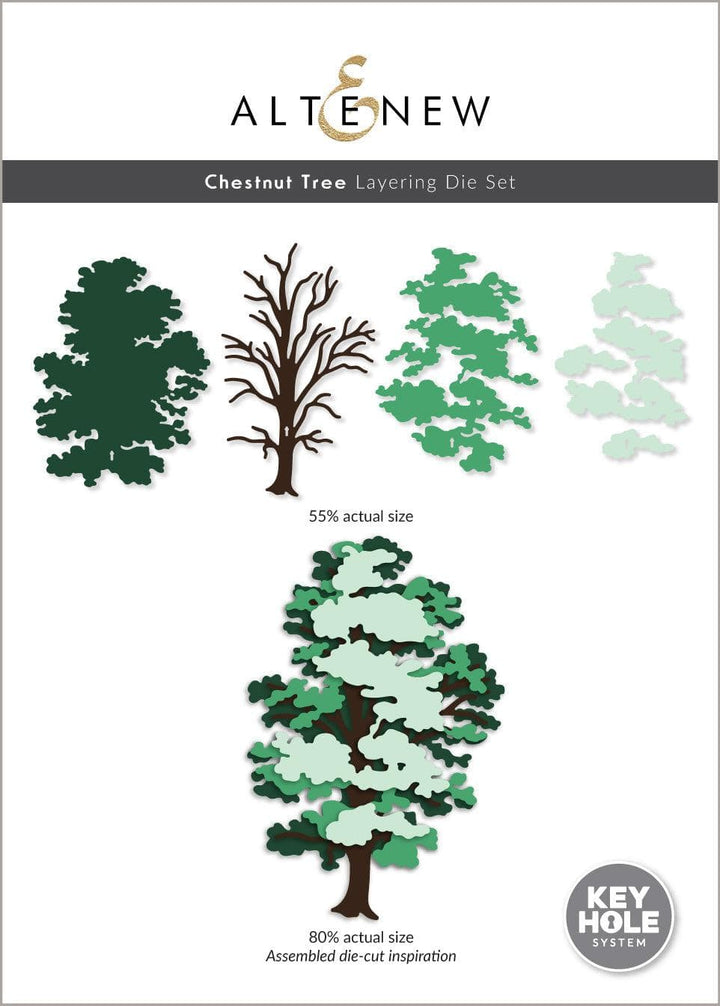 Part A-Glitz Art Craft Co.,LTD Dies Chestnut Tree Layering Die Set