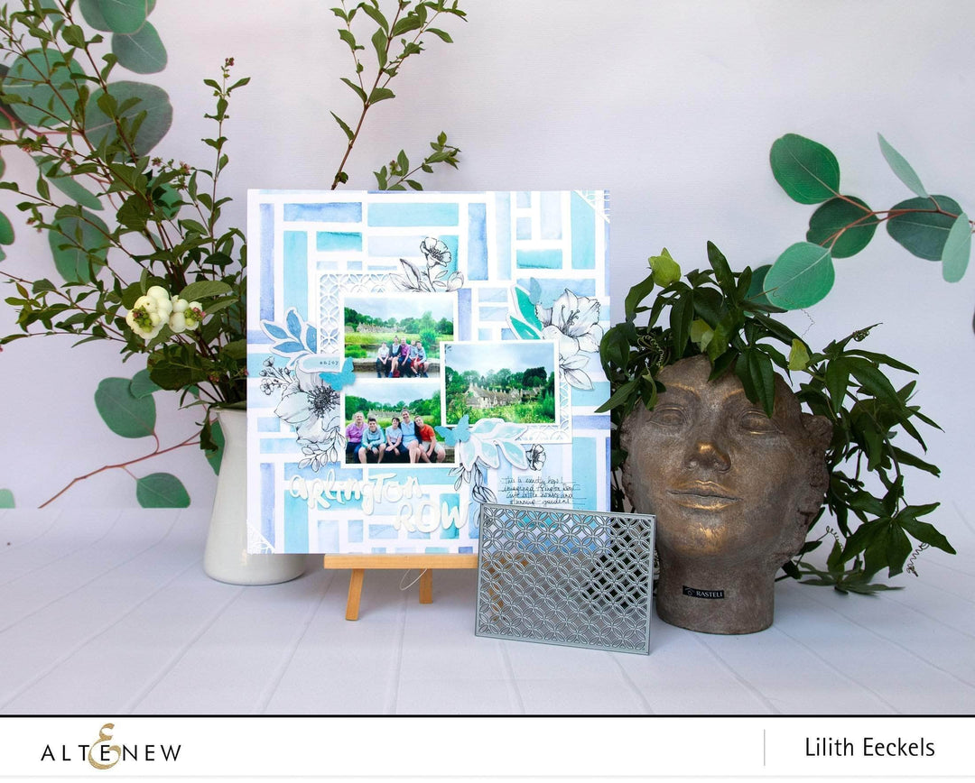 Part A-Glitz Art Craft Co.,LTD Dies Circle Quilt Cover Die