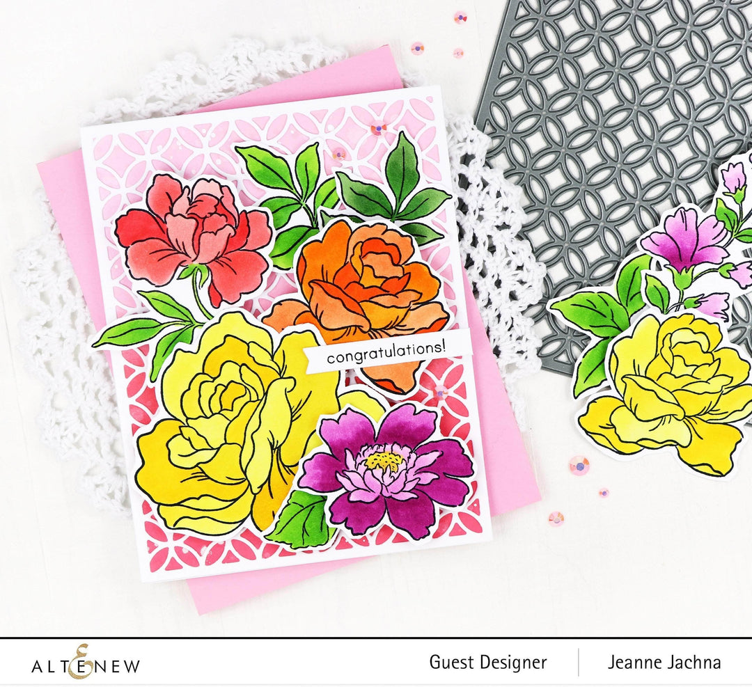 Part A-Glitz Art Craft Co.,LTD Dies Circle Quilt Cover Die