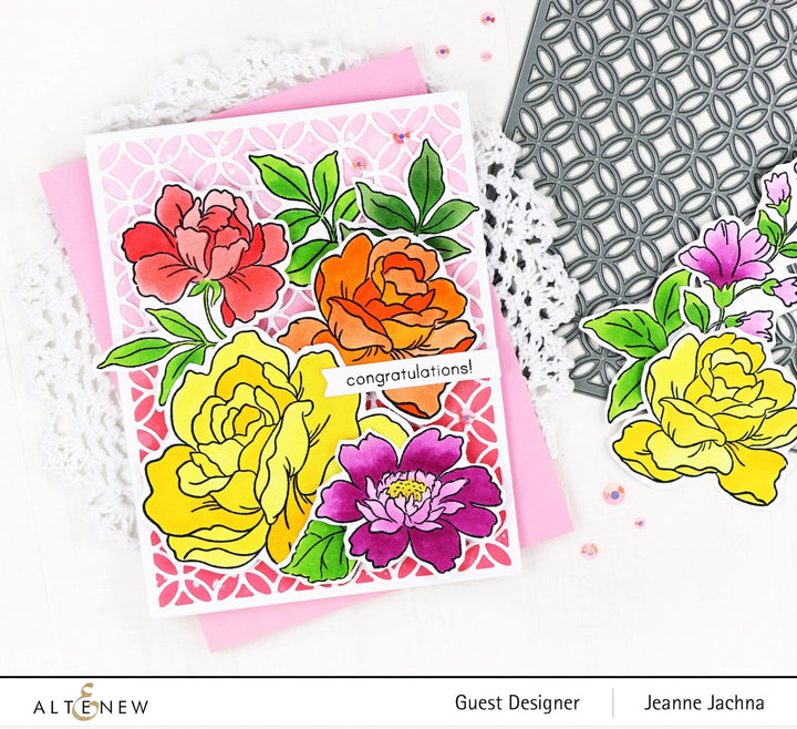 Part A-Glitz Art Craft Co.,LTD Dies Circle Quilt Cover Die