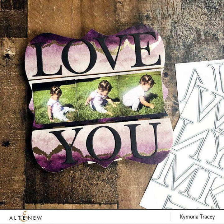 Part A-Glitz Art Craft Co.,LTD Dies Classic Alphabet Die Set