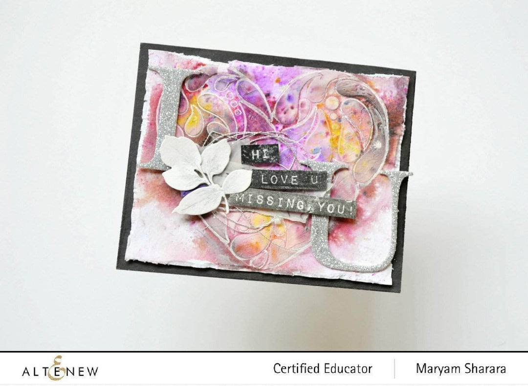 Part A-Glitz Art Craft Co.,LTD Dies Classic Alphabet Die Set