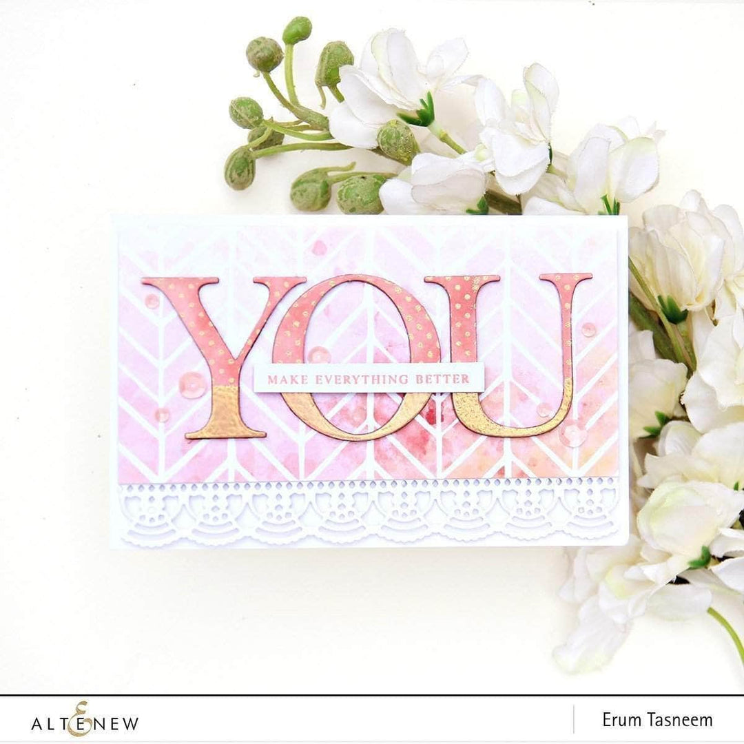 Part A-Glitz Art Craft Co.,LTD Dies Classic Alphabet Die Set