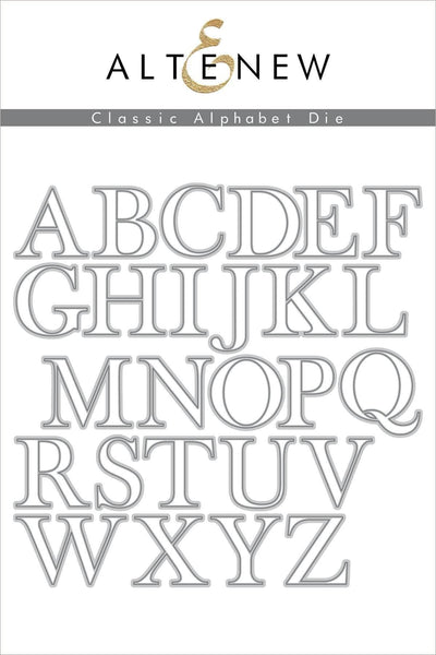 Part A-Glitz Art Craft Co.,LTD Dies Classic Alphabet Die Set