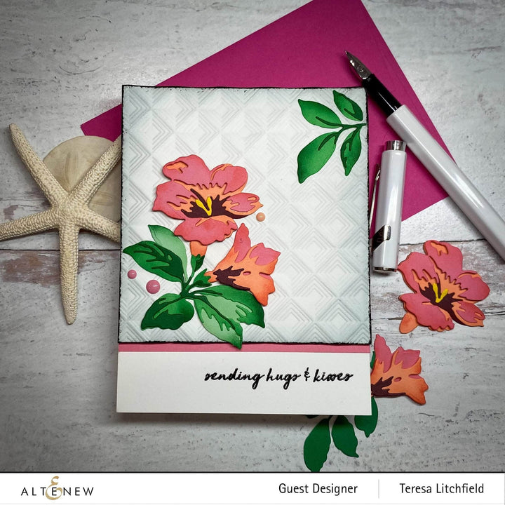 Part A-Glitz Art Craft Co.,LTD Dies Climber Flowers Die Set