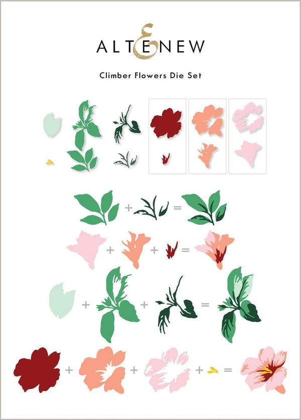 Part A-Glitz Art Craft Co.,LTD Dies Climber Flowers Die Set