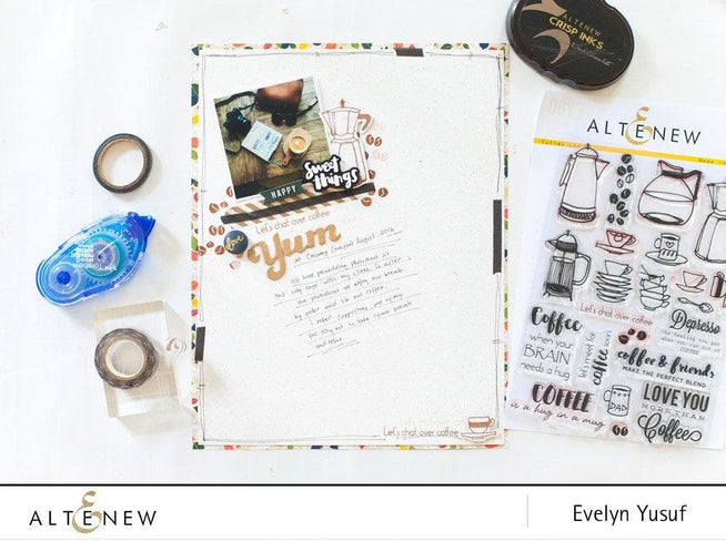 Part A-Glitz Art Craft Co.,LTD Dies Coffee Love Die Set