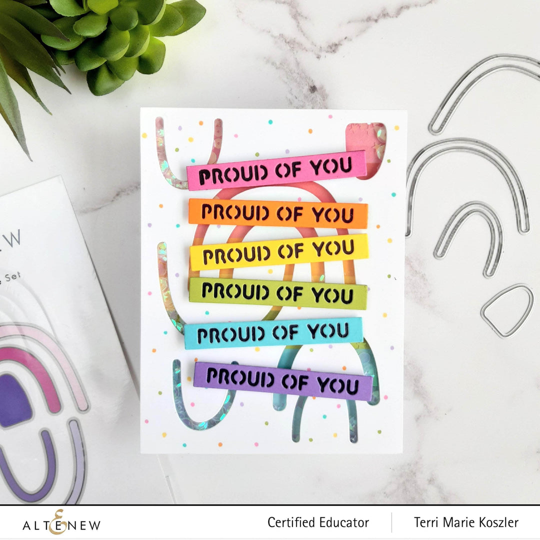 Part A-Glitz Art Craft Co.,LTD Dies Color Bands Die Set