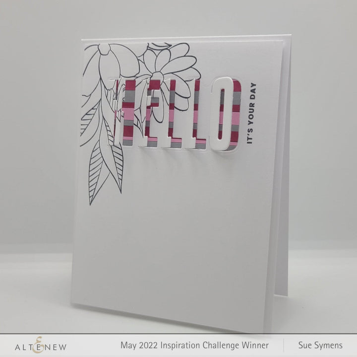 Part A-Glitz Art Craft Co.,LTD Dies Color Pop Hello Die