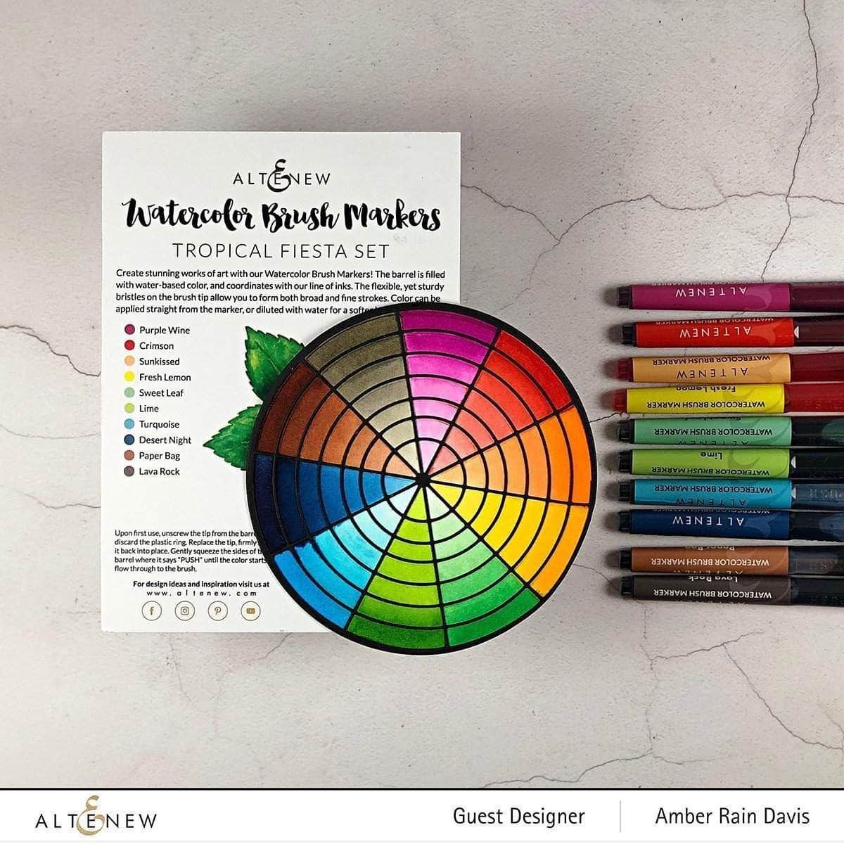 Free Printable Color Wheel, Color Theory Notes, Altenew Artist Marker Swatch  Printable – Stamping Imperfection