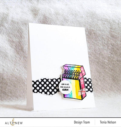 Part A-Glitz Art Craft Co.,LTD Dies Colorful Crayons Die