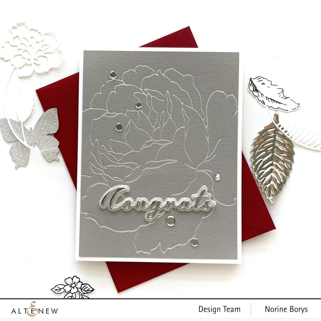 Part A-Glitz Art Craft Co.,LTD Dies Congrats Die Set