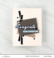 Part A-Glitz Art Craft Co.,LTD Dies Congrats Die Set