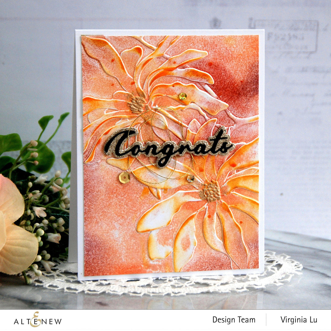 Part A-Glitz Art Craft Co.,LTD Dies Congrats Die Set