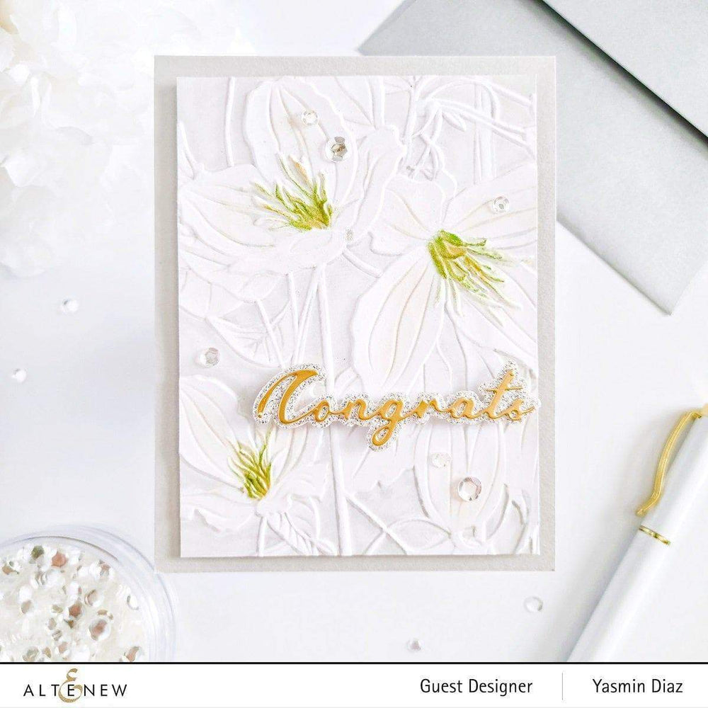 Part A-Glitz Art Craft Co.,LTD Dies Congrats Die Set