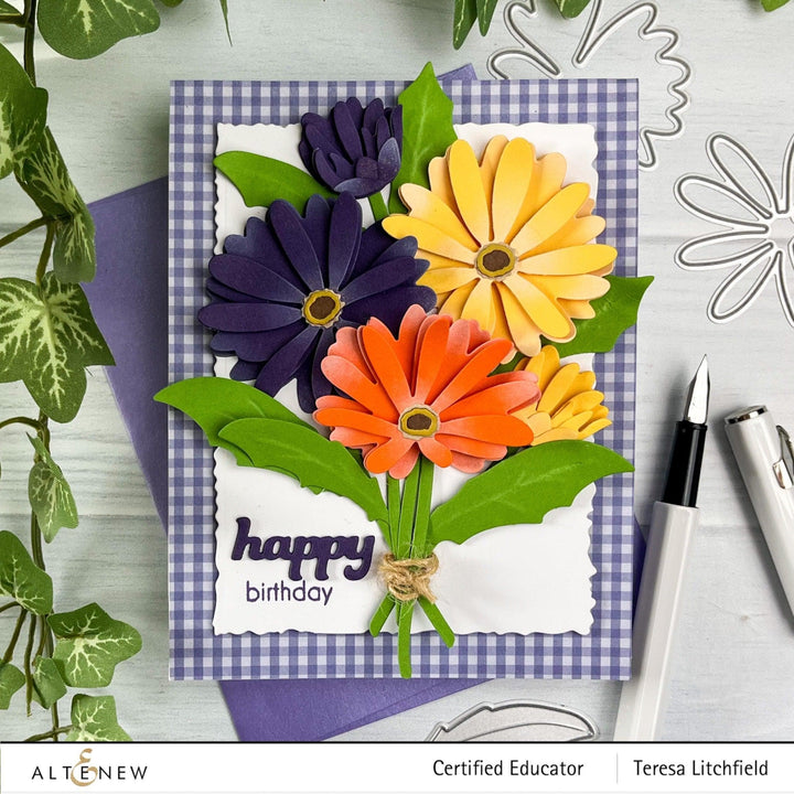 Part A-Glitz Art Craft Co.,LTD Dies Craft-A-Flower: African Daisy Layering Die Set
