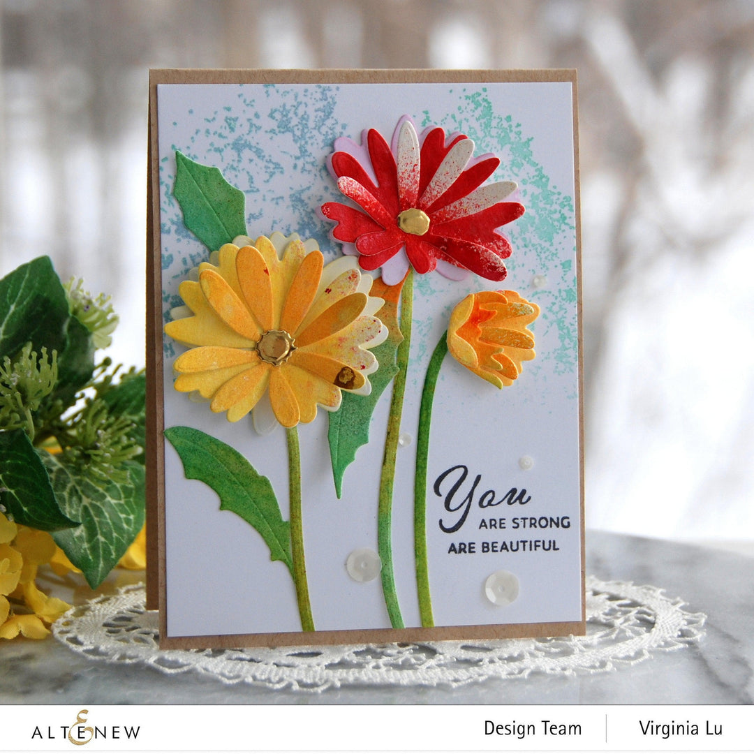 Part A-Glitz Art Craft Co.,LTD Dies Craft-A-Flower: African Daisy Layering Die Set