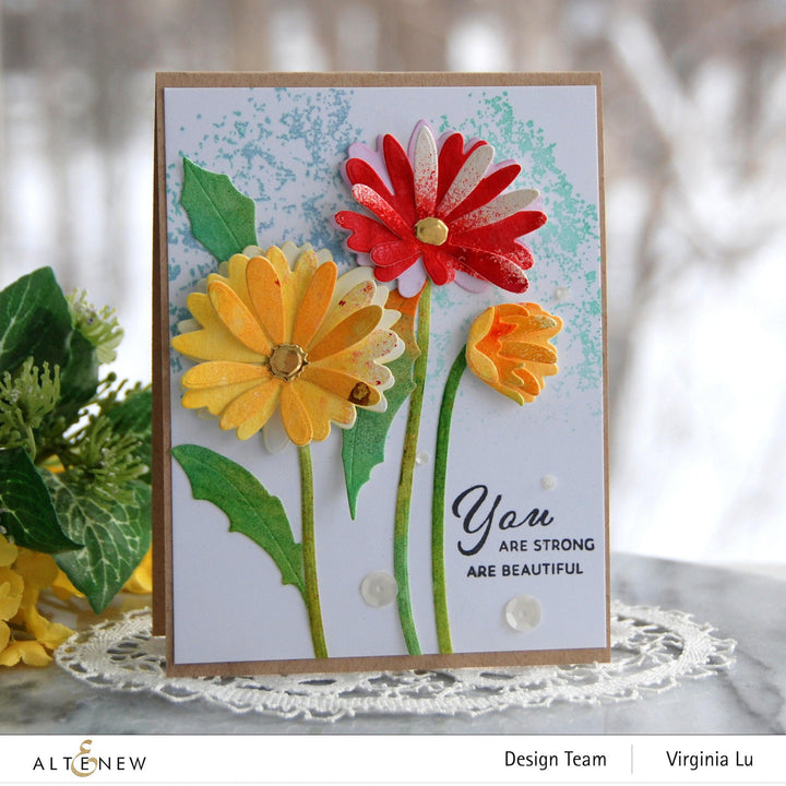 Part A-Glitz Art Craft Co.,LTD Dies Craft-A-Flower: African Daisy Layering Die Set