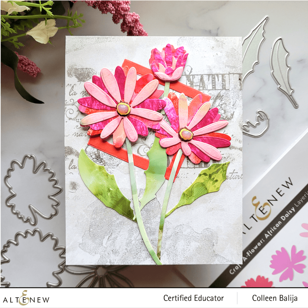 Part A-Glitz Art Craft Co.,LTD Dies Craft-A-Flower: African Daisy Layering Die Set