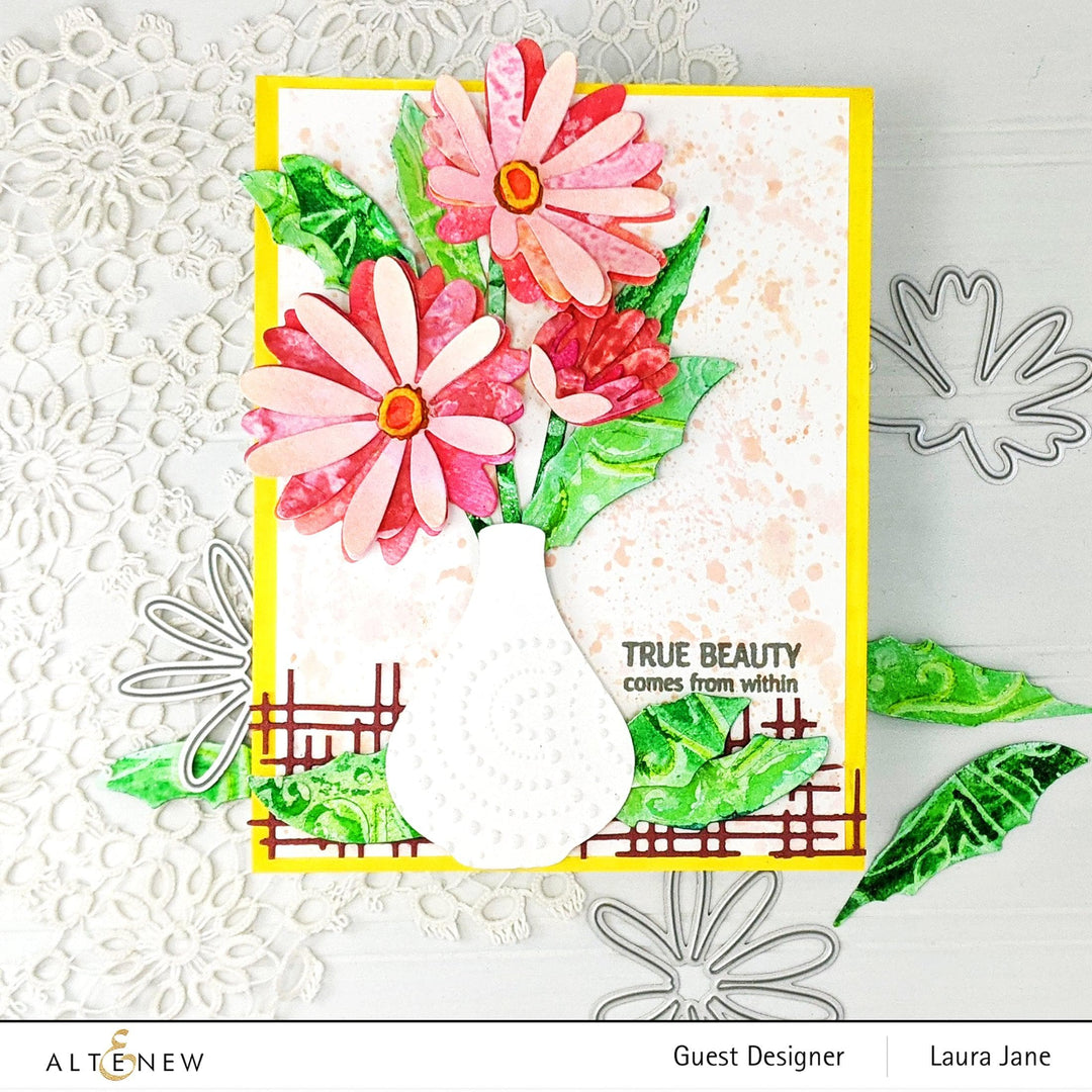 Part A-Glitz Art Craft Co.,LTD Dies Craft-A-Flower: African Daisy Layering Die Set