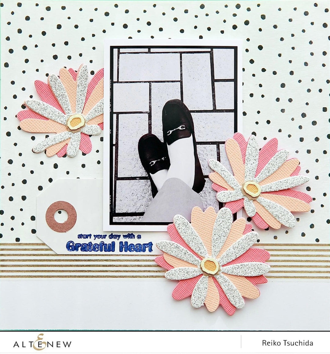 Part A-Glitz Art Craft Co.,LTD Dies Craft-A-Flower: African Daisy Layering Die Set