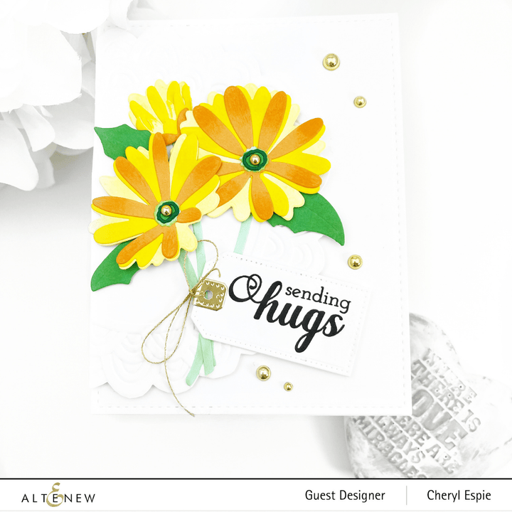 Part A-Glitz Art Craft Co.,LTD Dies Craft-A-Flower: African Daisy Layering Die Set