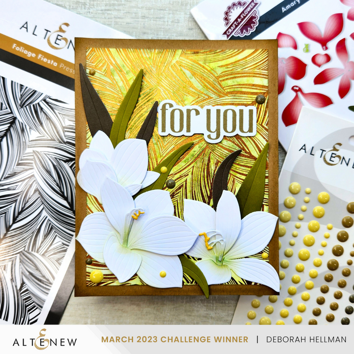 Craft-A-Flower: Amaryllis Die Set