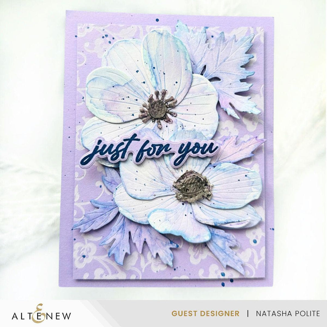Craft-A-Flower: Anemone Blue Poppy Layering Die Set