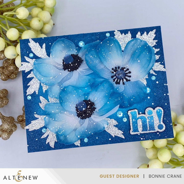 Craft-A-Flower: Anemone Blue Poppy Layering Die Set